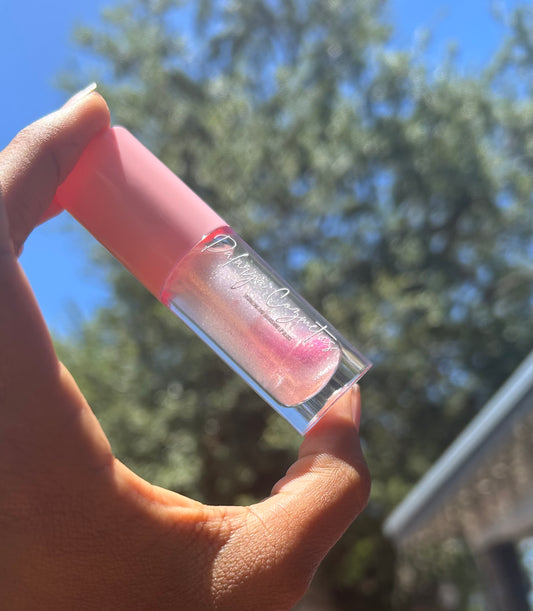 “Stardust” color changing lip oil